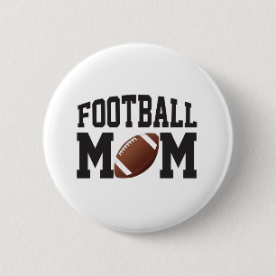 Fun Football mama Ronde Button 5,7 Cm