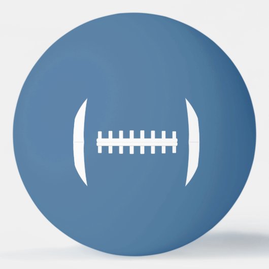 Fun Football Player / Coach Custom Number / Letter Pingpongbal (Voorkant)