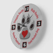 Fun for the Hondenliefhebber's Tell Time Grote Klok (Hoek)