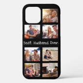 Fun Foto Best Husband Collage Persoonlijk Zwart Case-Mate iPhone Case (Achterkant)