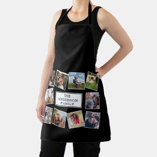 Fun Foto Collage Black en White Schort (Insitu)