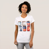 Fun Fourth of July Patriottisch T-shirt (Voorkant volledig)