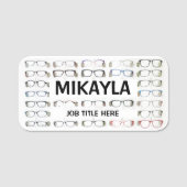 Fun Frames Optician Name Tag (Voorkant)