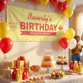 Fun Fresh Stick of Butter Red Text Birthday Party  Spandoek