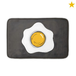 Fun Fried Egg Drawing Breakfast Food  Badmat