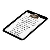 Fun Friend zijn als Ondergoed Quote met Hond Magneet (Linkerzijde)