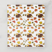 Fun Friendsgiving Plaatskaartje (Binnenkant ongevouwen)