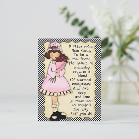 Fun Friendship Briefkaart (Staand voorkant)