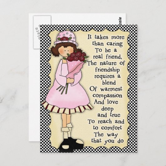 Fun Friendship Briefkaart (Voorkant / Achterkant)