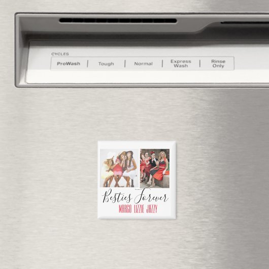 Fun Friendship Gepersonaliseerd Foto Magneet (Insitu (Vaatwasser))