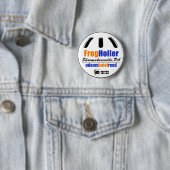 Fun Frog Holler Pin Ronde Button 5,7 Cm (In situ)