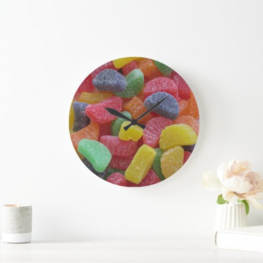 Fun Fruit Jelly Snoep Wall klok (Huis)
