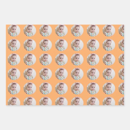 Fun Fruit Patroon Kids Verjaardag Inpakpapier Vel (Voorkant 2)