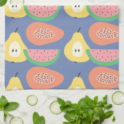 Fun Fruit Pattern Theedoek (Gevouwen)