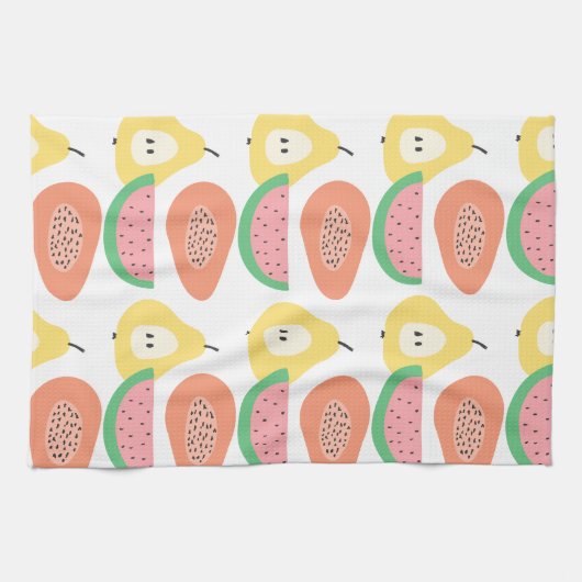 Fun Fruit Pattern Theedoek (Horizontaal)