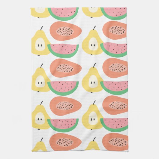 Fun Fruit Pattern Theedoek (Verticaal)