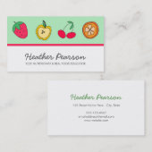 Fun Fruits Visitekaartje (Voorkant / Achterkant)