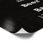 Fun Fundraiser Bar Restaurant Cornhole Tournament Perfect Poster (Hoek)