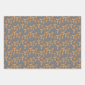 Fun Fungi Chanterelle Mushroom Pattern Gift Inpakpapier Vel (Voorkant 3)