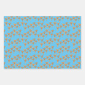 Fun Fungi Chanterelle Mushroom Pattern Gift Inpakpapier Vel (Voorkant 2)