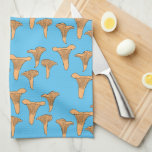 Fun Fungi Chanterelle Mushrooms Patroon Theedoek<br><div class="desc">Ik hoop dat je dit ontwerp leuk vindt. Voeg je eigen tekst toe of wijzig de kleuren. Bekijk mijn winkel voor meer overeenkomende artikelen zoals badhanddoeken,  dekens,  kussens,  stickers,  mokken,  kaarten,  tissuepapier en andere patronen. Bedankt om met mij te winkelen,  als je iets wilt,  laat het me dan weten!</div>