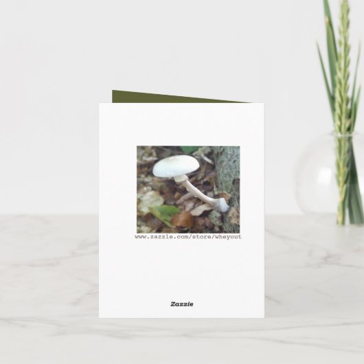 Fun Fungi Happy Birthday-kaart - aanpasbaar Kaart (Achterkant)