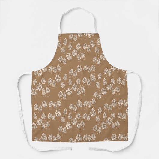 Fun Fungi Morel Mushroom Patroon Schort (Voorkant)