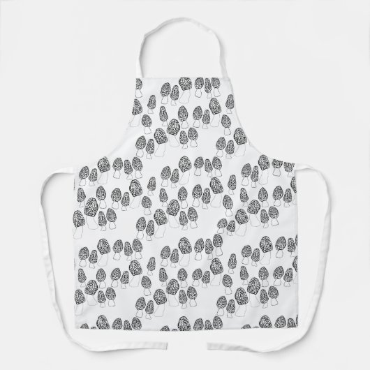 Fun Fungi Morel Mushroom Patroon Schort (Voorkant)