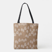 Fun Fungi Morel Mushroom Patroon Tote Bag (Achterkant)