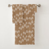 Fun Fungi Morel Mushrooms Patroon Bad Handdoek (Insitu)