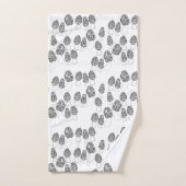 Fun Fungi Morel Mushrooms Patroon Bad Handdoek (Handdoek)