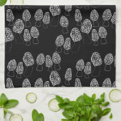 Fun Fungi Morel Mushrooms Patroon Theedoek (Gevouwen)