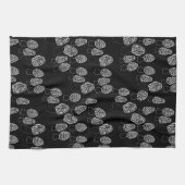 Fun Fungi Morel Mushrooms Patroon Theedoek (Horizontaal)