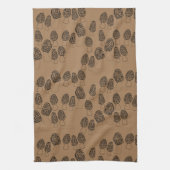 Fun Fungi Morel Mushrooms Patroon Theedoek (Verticaal)