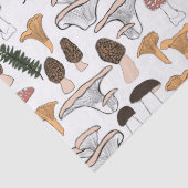 Fun Fungi Mushroom Fern Pattern Gift Tissuepapier (Detail)