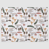 Fun Fungi Mushroom Fern Pattern Gift Tissuepapier (Voorkant)