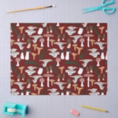 Fun Fungi Mushroom Fern Pattern Gift Tissuepapier (Craft)