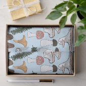Fun Fungi Mushroom Fern Pattern Gift Tissuepapier (Geschenk)