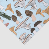 Fun Fungi Mushroom Fern Pattern Gift Tissuepapier (Detail)