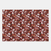 Fun Fungi Mushroom Fern Pattern Inpakpapier Vel (Voorkant 2)