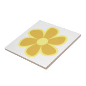 Fun Funky 60s 70s Retro Flower Tegeltje (Zijkant)