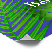 Fun funky Colorful Giraffe Baby shower Foam Board Poster (Hoek)