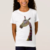 Fun funky colorful Giraffe T-Shirt (Voorkant)