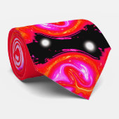 Fun funky feestelijke kerstviering stropdas (Opgerold)