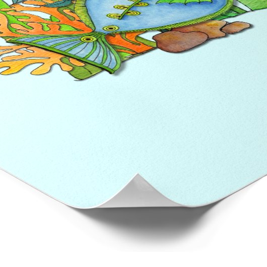 Fun Funky Fish Poster 16 x 24 (Hoek)