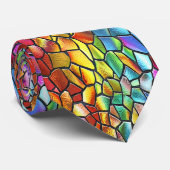 Fun & Funky Glas in lood Stropdas (Opgerold)