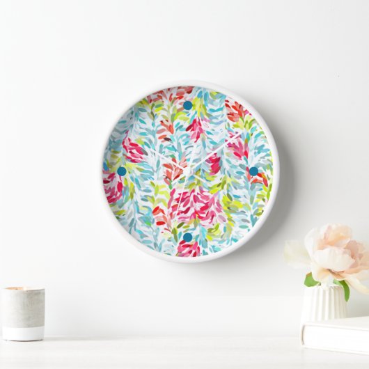 Fun Funky Summer Colors Paint Splatter Art (Huis)