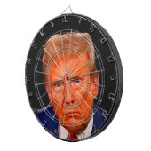 Fun Funny Anti Trump Niet Het Echte President Dartbord (Voorkant Rechts)