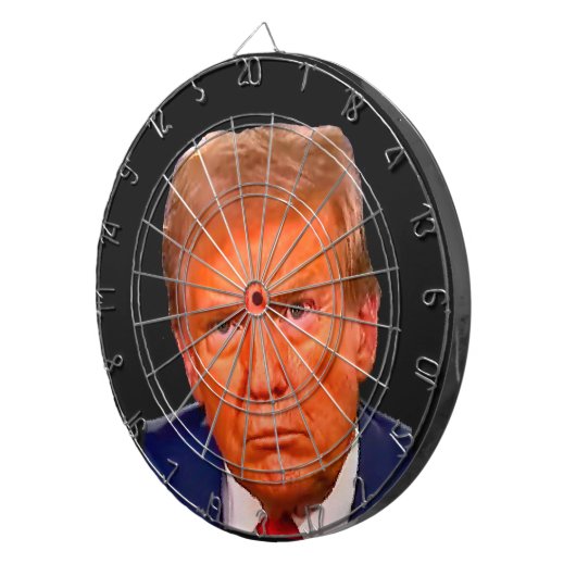 Fun Funny Anti Trump Niet Het Echte President Dartbord (Voorkant Rechts)