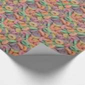 Fun Funny Cereal Food Pattern Cadeaupapier (Hoek)